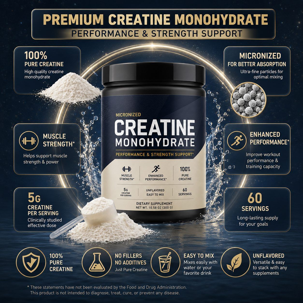 Private Label Creatine Monohydrate Powder | OEM Manufacturer